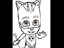 PJ Masks Catboy Coloring
