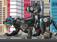 Smilodon Black - Transform! Dino Robot