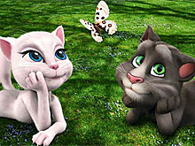 Talking Tom and Angela Butterfly