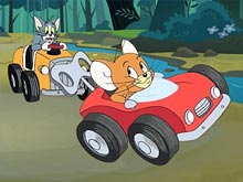 Tom and Jerry Car Jigsaw
